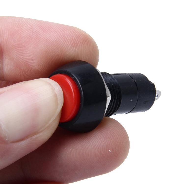 10 PCS Car Auto Universal DIY 2 Pin Round Cap OFF- ON Push Button