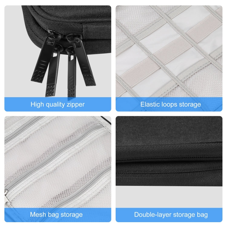 HAWEEL Watch Band Organizer Box Earphones / U Disk / Digital Cable Storage Case, Watch Band Organizer, Size: L