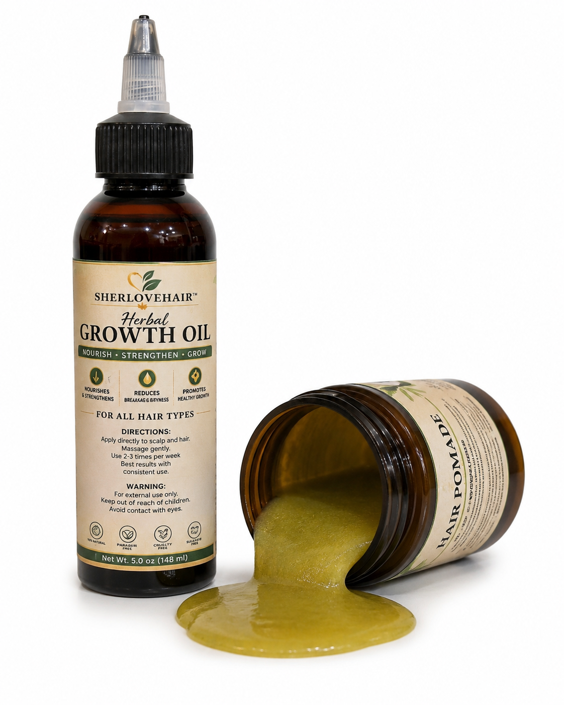 SherloveHair Growth Oil & Pomade